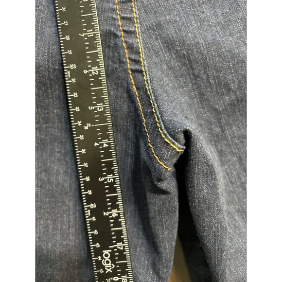 Baby Phat Jeans Womens 24 Vintage High Rise Capri Denim Bling Pockets Cat Y2K - Picture 8 of 12